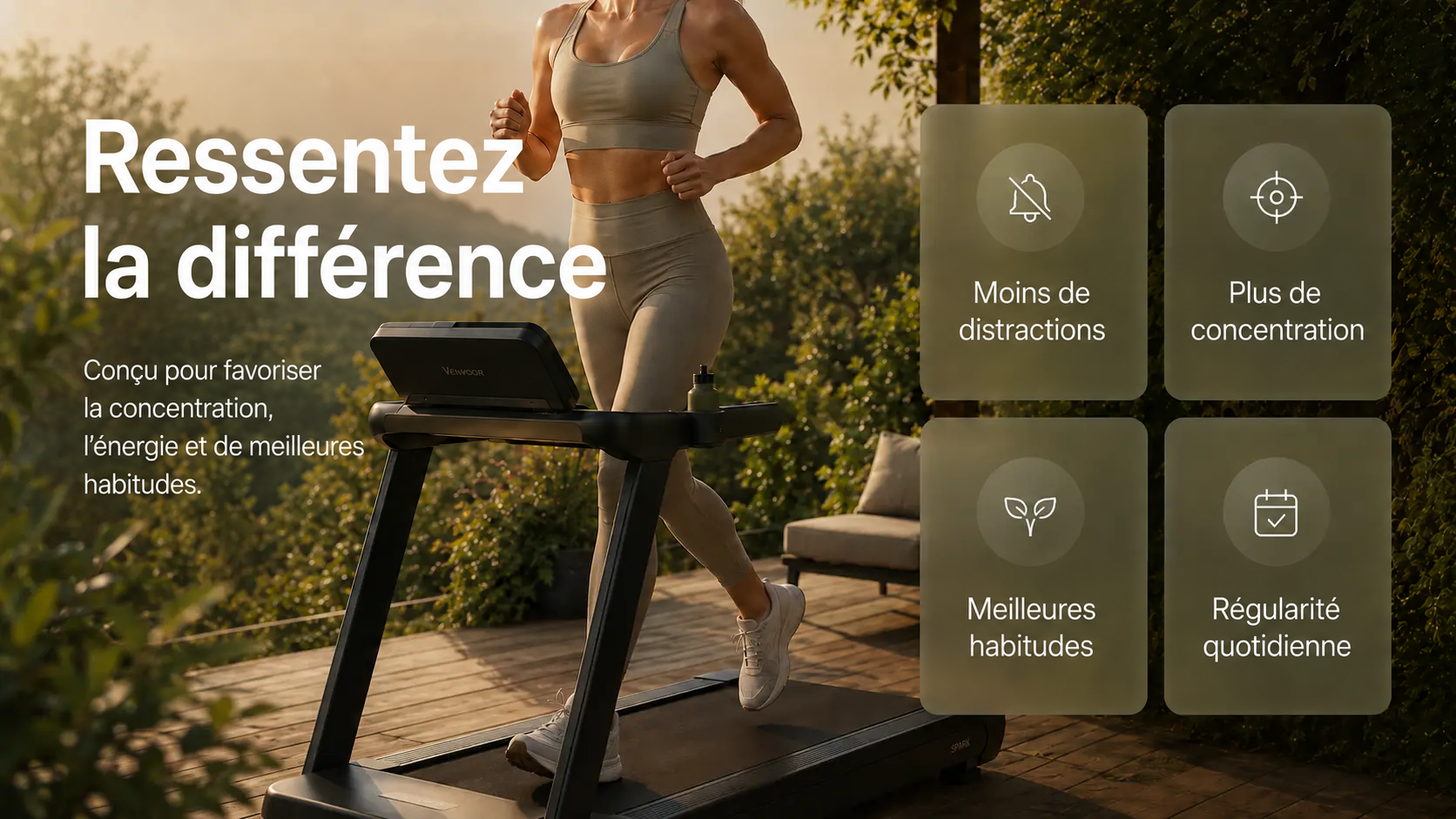 Pour plus de concentration, d’énergie et de meilleures habitudes au quotidien. Moins de distractions. Plus de concentration. De meilleures habitudes. Une routine régulière.